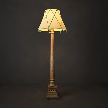 Grange T-001: Vintage Lamp by Alice House 3D model image 1 