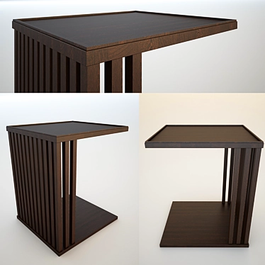 Sleek "Sorella" Coffee Table 3D model image 1 