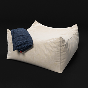 Comfy Bag Chair: Unwind and Relax! 3D model image 1 