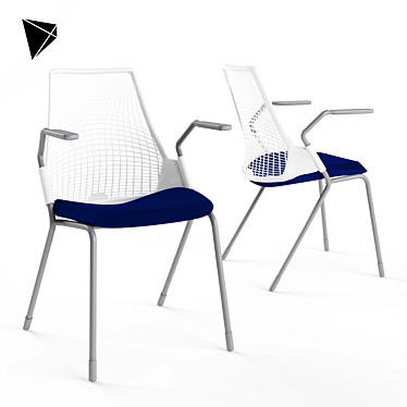 Sustainable Comfort: HermanMiller Sayl 3D model image 1 