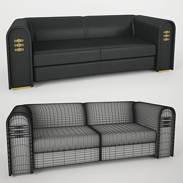 Luxury Versace Signature Sofa 3D model image 1 