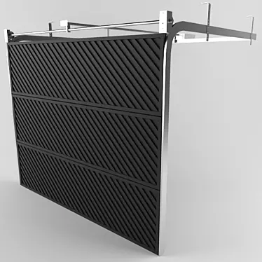 Modern Style Garage Doors 3D model image 1 