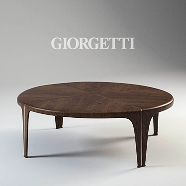 Giorgetti Round: Distinctive Design, Timeless Elegance 3D model image 1 