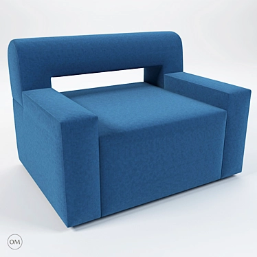 Elegant Kino Armchair: Designed by Eduardo Climent 3D model image 1 