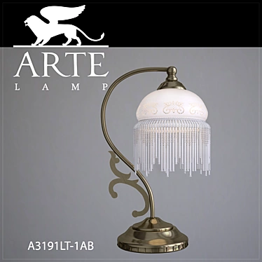 Arte Lamp Table Lamp: A3191LT-1AB 3D model image 1 