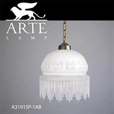 ARTE LAMP A3191SP-1AB - Stylish Pendant Light 3D model image 1 