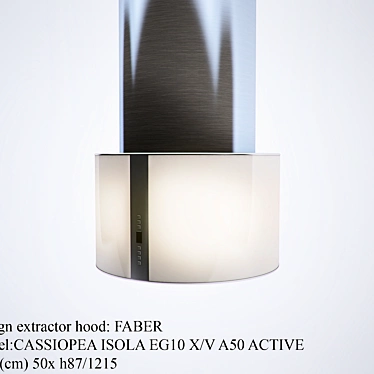 FABER CASSIOPEA Hood: Stylish & Powerful 3D model image 1 