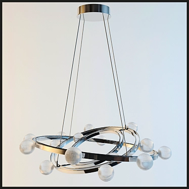 Orbital SP10 Chandelier 3D model image 1 