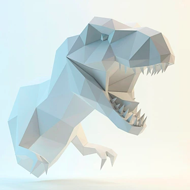 Trex head lowpoly