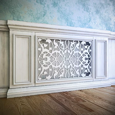 Classic Elegance Wall Panel 3D model image 1 