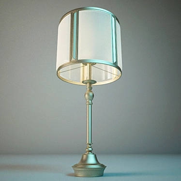 Elegant Alison Table Lamp 3D model image 1 