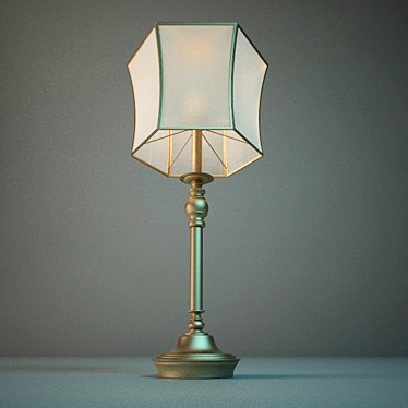 Alison Light 2: Stylish Desktop Lamp 3D model image 1 
