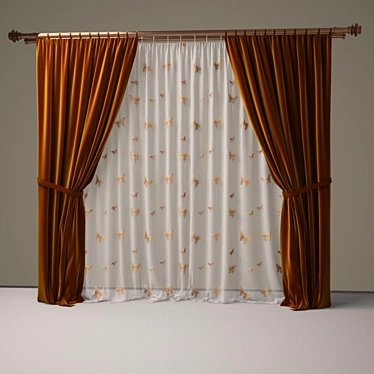 Title: Stylish Window Shades 3D model image 1 