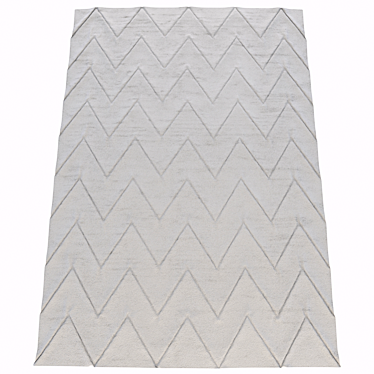 Zigzag Bliss Carpet 3D model image 1 