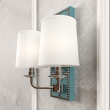 Elegant Williamsburg Wall Sconce 3D model image 1 