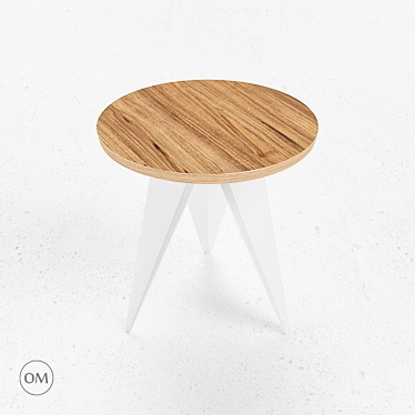 Sleek Oak Coffee Table 3D model image 1 