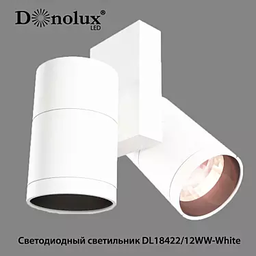 Dimmable LED Lamp DL18422 - 12WW-White 3D model image 1 