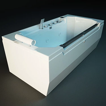 Luxury Hydro Massage Tub 3D model image 1 