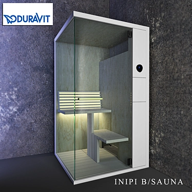 Duravit INIPI B Super Compact Sauna 3D model image 1 