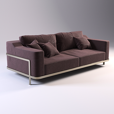 Nube Odilon Armchair: Sleek + Stylish Design 3D model image 1 