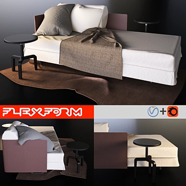 Title: FLEXFORM EDEN 2010: Timeless Design in Multiple Render Options 3D model image 1 