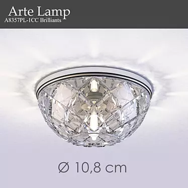 Brilliant Crystal Spot Light 3D model image 1 