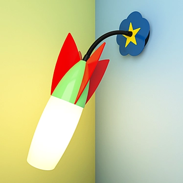 Eglo 88997: Fun and Bright Wall Lamp 3D model image 1 