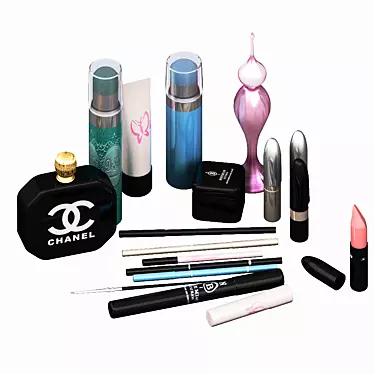 Flawless Finish Makeup Kit 3D model image 1 