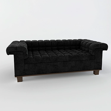  Mid-Century Modern Dunbar Party Sofa 3D model image 1 