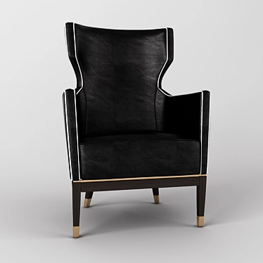 Elegant Hercule Dining Chair 3D model image 1 