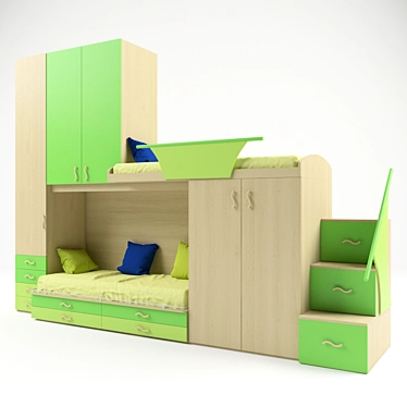 Kids Fun Zone Furniture Set 3D model image 1 