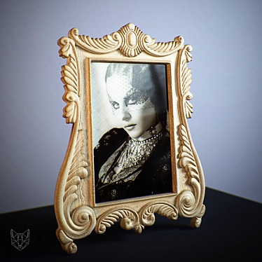 Elegant Photo Frame with UV Mapping 3D model image 1 