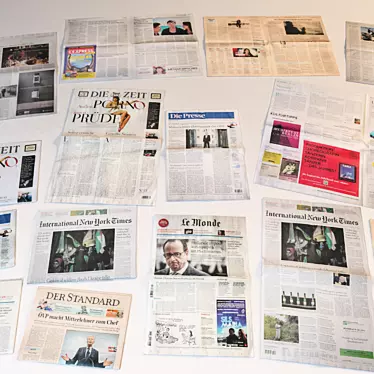 Multilingual Newspapers: Stay Informed! 3D model image 1 