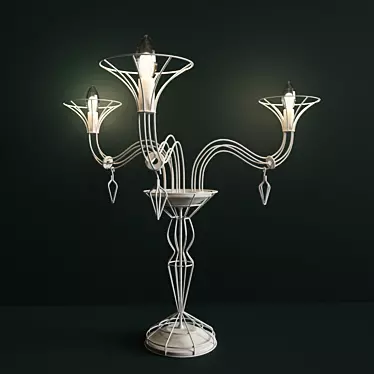 Elegant Edinburgh Table Lamp 3D model image 1 