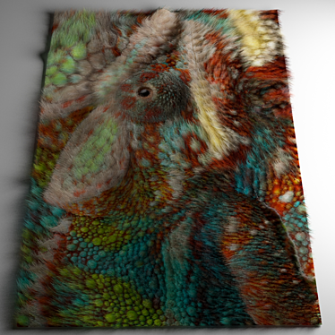 Cozy and Fluffy Chameleon 3D model image 1 