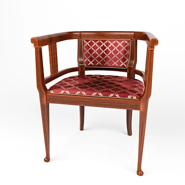 Elegant Vintage Chair 3D model image 1 