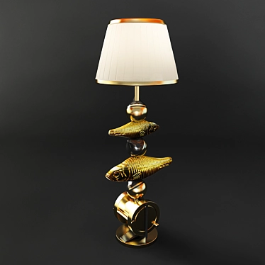 Title: IlluminaLite Reading Lamp 3D model image 1 