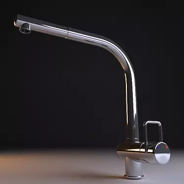 SmartFlow Kitchen Faucet 3D model image 1 