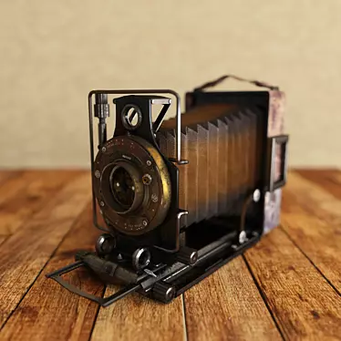 Retro Film Camera 3D model image 1 