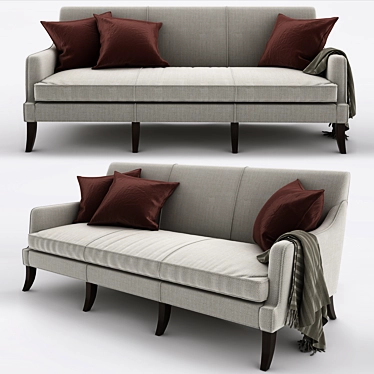 Sleek Sofa for Modern Homes 3D model image 1 