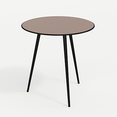 Sputnik Round Dining Table 3D model image 1 