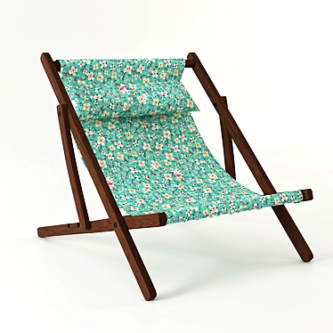 Relaxation at its Finest: Deck Chair 3D model image 1 