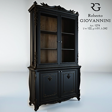 Classic Vitrina by Roberto Giovannini 3D model image 1 