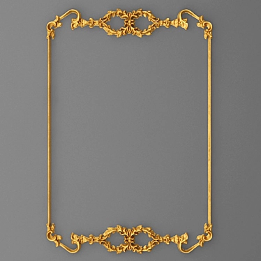 Elegant Stucco Frame 3D model image 1 