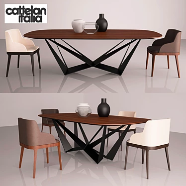 Cattelan Skorpio table and chair Magda