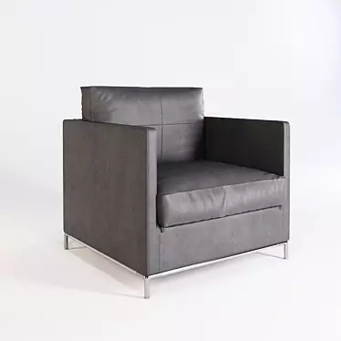 George Armchair: Exquisite Design by Antonio Citterio 3D model image 1 