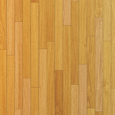 Elegant Oak Parquet Board 3D model image 1 