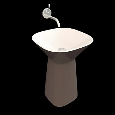 Hidra Ceramica MR 15 Sink 3D model image 1 