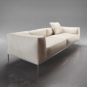 Modern Frank Sofa by B&B Italy 3D model image 1 