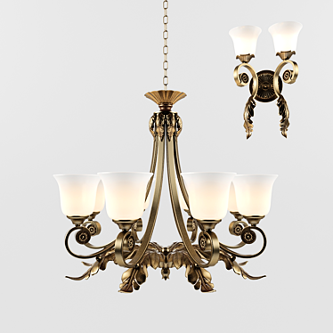 Chandelier and sconces DF Lighting